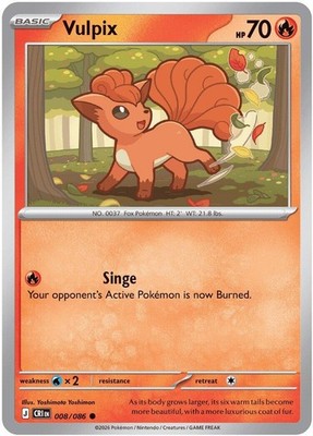 Vulpix [CRI - 008/086] ME04: Chaos Rising - NM