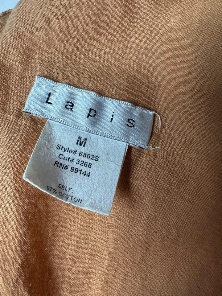 Falda Anthropologie Lapislázuli Floral ALine Mediana Naranja Y2K Años 90 Boho Festival Mini Foto 2 de 4