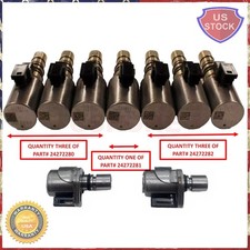 9X NEW 8L90 8L45 8L50 valve body solenoid kit ( includes all 9 solenoids needed)