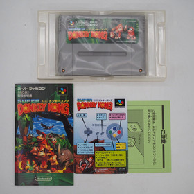 Super Donkey Kong 1 2 3 Set Nintendo Super Famicom SFC Tested NTSC-J Boxed