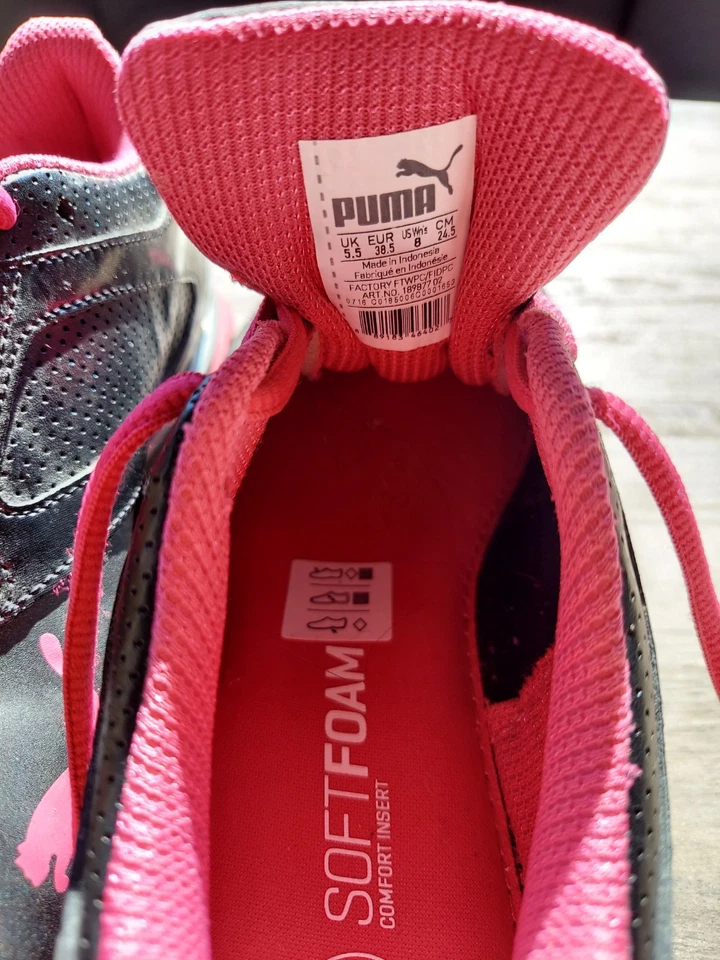 Zapato de entrenamiento cruzado PUMA Tazon 6 WNs FM para mujer talla. 5,5 mex24,5 negro Foto 3 de 4