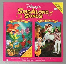 Sing Along Songs Under The Sea/I Love To Laugh Laserdisc 1992 Ariel Mary Poppins
