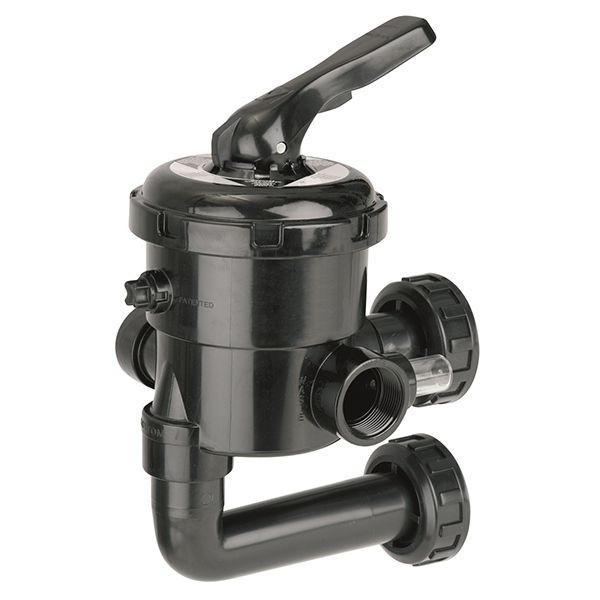 Válvula selectora 1½" con enlace a filtro. Astralpool.