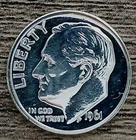 1961-P Proof 90% Silver Roosevelt Dime ~ Ships Free!  #1