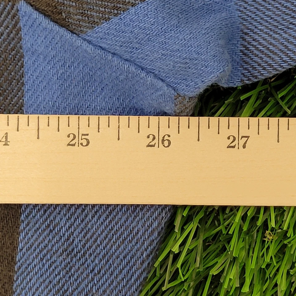 Vintage Field-Master Plaid Western Shirt XL 17.5 26x28 Baggy - Image 4 of 4