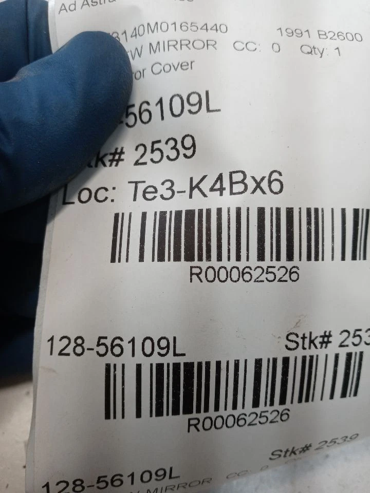 1987-1993 Mazda B2200 B2600 Driver Left Chrome Mirror Cover OEM Tested - Image 4 of 4