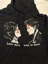 NEW My Chemical Romance Full Zip Up Hoodie Sweatshirt Size 3XL
