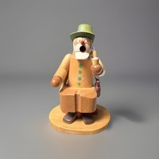 Räuchermännchen Christian Ulbricht Seiffen Erzgebirge JägerHolzfigur Pfeife&Sack