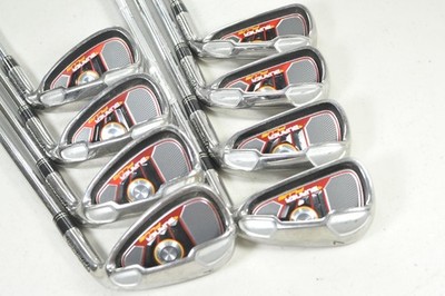 TaylorMade Burner Plus 4-PW,AW Iron Set Stiff Flex Right 85g Steel # 220448