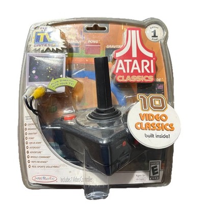 NEW! JAKKS Pacific Atari Launch Edition Black Plug&Play TV Game NIP