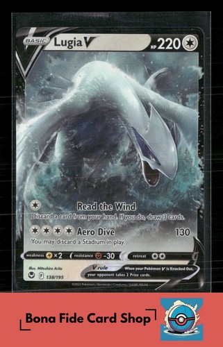 Lugia V #138/195 Pokemon Ultra Rare NM 2022