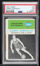 1961-62 Fleer Larry Costello #48 PSA 1 HOF 3hd