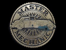 UC11111 VINTAGE 1979  MASTER MECHANIC  COMMEMORATIVE BELT BUCKLE