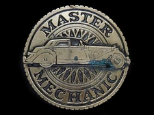 UC11111 VINTAGE 1979 **MASTER MECHANIC** COMMEMORATIVE BELT BUCKLE