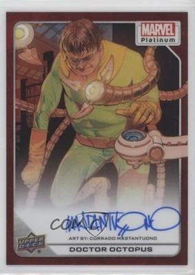 2023 Marvel Platinum Red Rainbow Artist Dr Octopus Corrado Mastantuono Auto 0il7
