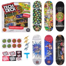TECH DECK TMNT Sk8shop Bonus Pack Customizable Fingerboards Set 1, Multicolor
