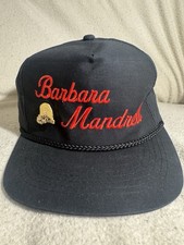 Vintage 80s Barbara Mandrell Hat Country Music Star Lapel Lin Snap Back Trucker