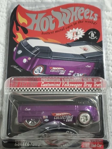 HOT WHEELS 2007 REDLINE CLUB RLC MEMBERSHIP VW DRAG TRUCK Purple #2136/7000
