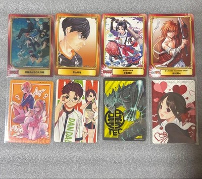 Shonen Jump & Jump Plus Bonus Card Sticker Set, Includes Kenshin, Haikyuu, Kaiju