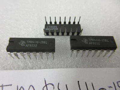 TEXAS INSTRUMENTS TMS4116-15NL ORIGINAL TEXAS TMS4116 lower ram chips Sinclair Spectrum DC=1983