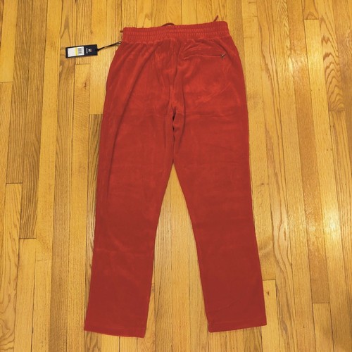 Fila Herren Velours Sweatanzug Trainingsanzug rot Set Samt Größe M L 2XL 3XL Neu mit Etikett - Bild 11 von 13