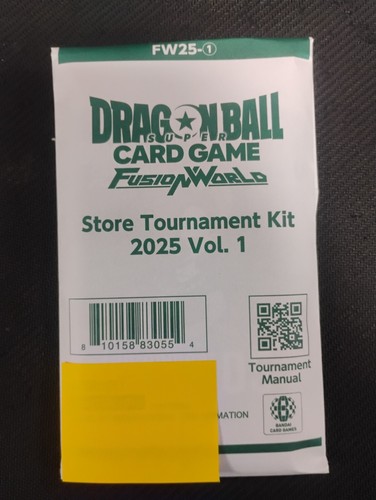 Dragon Ball Fusion World Store Tournament Kit 2025 Vol.1 Sealed