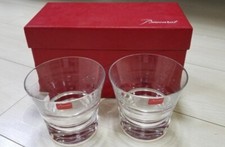 Baccarat Tumbler Vega Crystal Rock Glass pair 200cc Set of 2 with Box