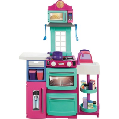 Little Tikes Cook N Store Play Kitchen With 32 Piece Accessory