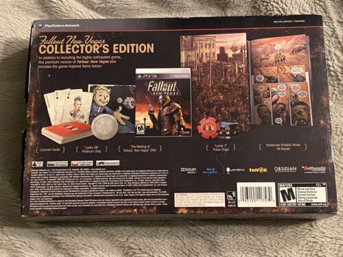 Gezag blozen Sherlock Holmes Fallout: New Vegas: Collector's Edition PS3 - Open Set, Sealed Game, No  Cards | eBay