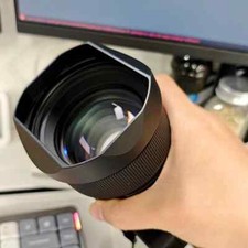 Metal Bayonet Square Lens Hood fit for Sigma 85mm f1.4 DG DN Replace LH828-02
