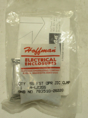 NEW HOFFMAN A-L23SS ENCLOSURE JIC CLAMP SAINLESS STEEL