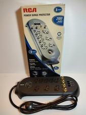 RCA Power Surge Protector 8 Outlets 2100 Joules Surge Protection