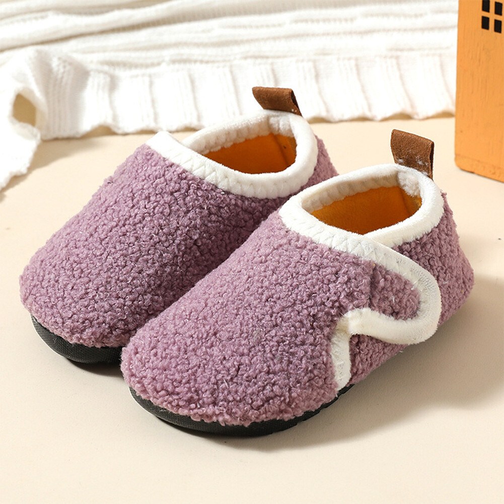APL Pantofole invernali unisex bambini caldo cotone slip on peluche per ragazzi ragazze