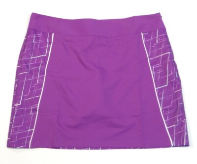 Adidas Golf ClimaCool Purple Stretch Skort Skirt with Attached
