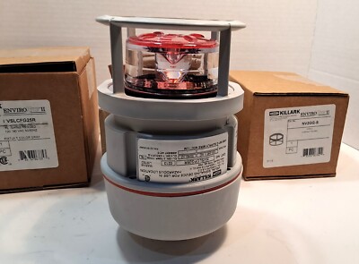 Hubbell Killark NVSLCFG25RAG Flashing Red Light Led 20-240 VAC 50/60 HZ