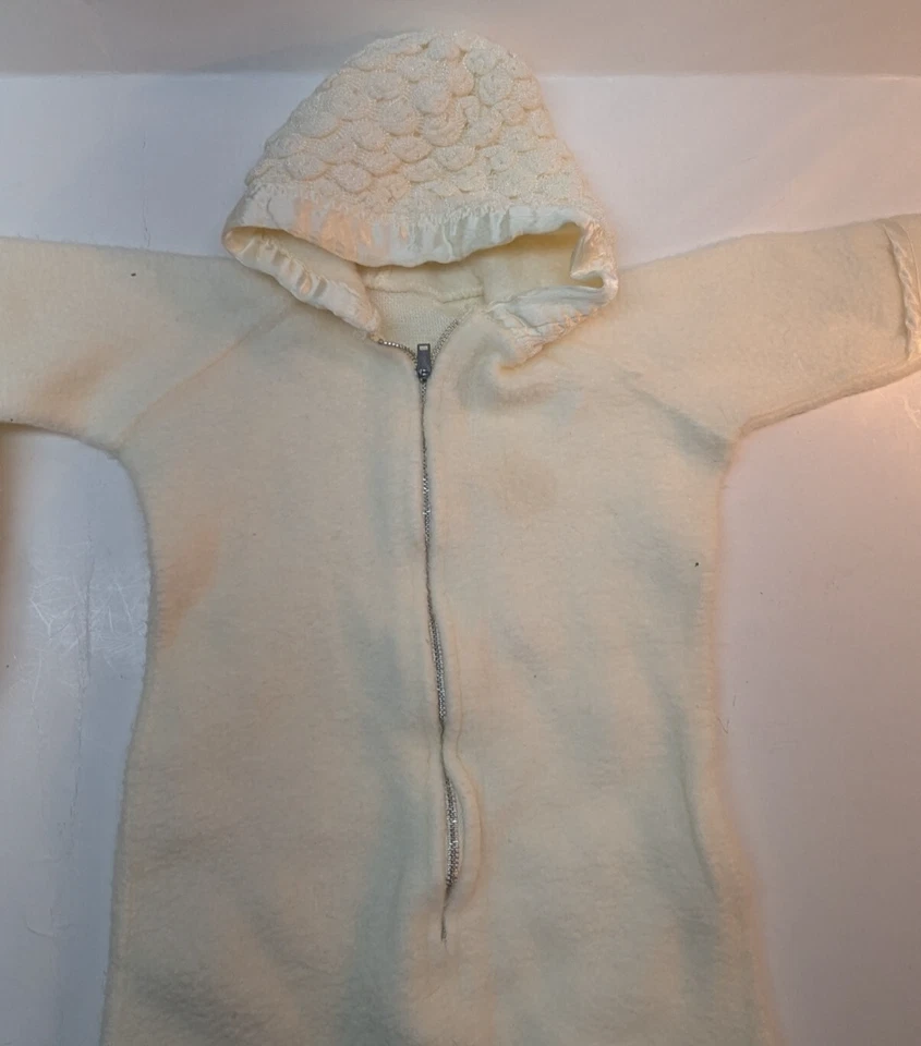 Лот из 2 Baby боди с капюшоном вышитый молнии и пучок одеяло белый - Изображение 4 из 4