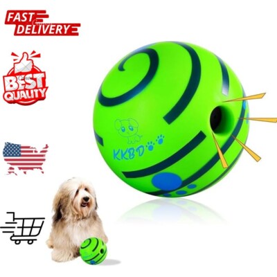 Small Wobble Dog Toys Ball,Giggle Ball for Dogs,Squeaky Best Play Dog Toys Ball