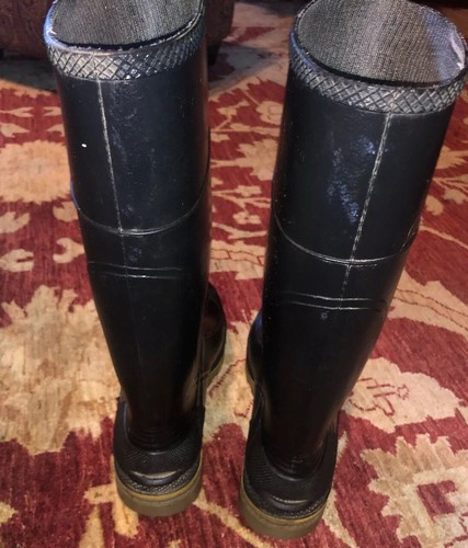 SERVUS By HONEYWELL 14 IN STEEL TOE BLACK RUBBER WATERPROOF SAFETY BOOTS MENS 12 - Picture 7 of 12
