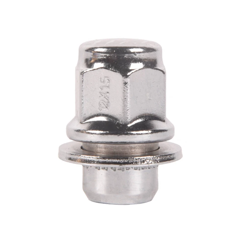 20 peças M12x1.5 porcas de roda cromadas lavadora de assento Mag para Lexus Scion Toyota Camry - Imagem 4 de 4