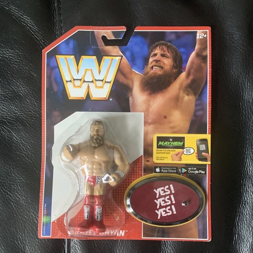 WWE MATTEL RETRO SERIES 6 DANIEL BRYAN WRESTLING A...