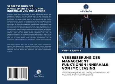VERBESSERUNG DER MANAGEMENT FUNKTIONEN INNERHALB VON IMC LEASING | Buch | 978620