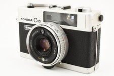 CLAd Konica C35 Flash Matic Silver 35mm Film Camera Exc 2099445 FromJAPAN