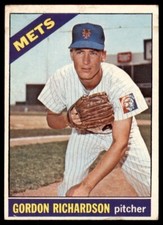 1966 Topps #51 Gordon Richardson RC New York Mets