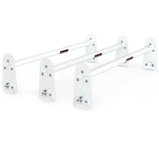 Heavy Duty 3 Bar Car Van Roof Ladder Rack Adjustable Steel Luggage