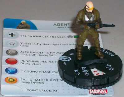 Miniature HeroClix Nr 027 CENTERHALL + Carte - Occasion - Comme Sur Photo