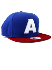 New Era Classic Captain America 9fifty Original Fit Snapback Hat Adjustable
