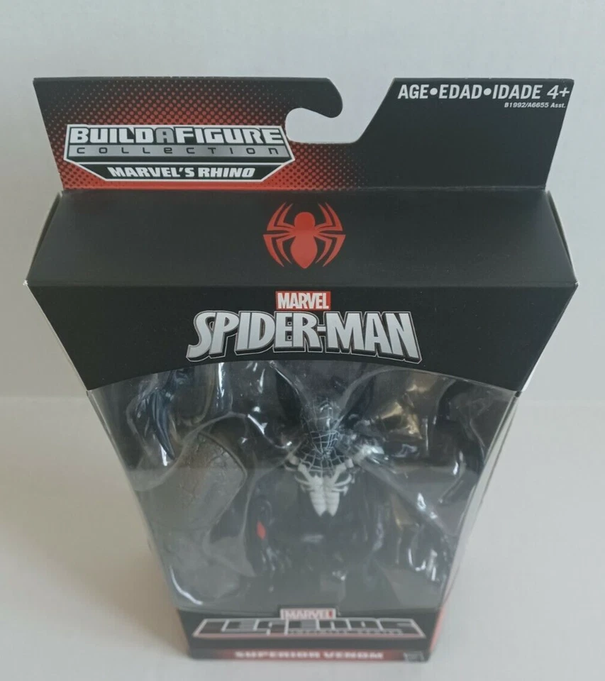 Marvel Legends, Superior Venom com Acessórios, Rhino BAF Wave, Figura Rara, Novo Na Caixa - Imagem 4 de 4