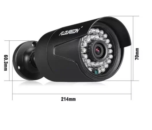 4 PACK CCTV Security Cameras 1080P Outdoor/Indoor With BNC Cables - Image 3 of 4