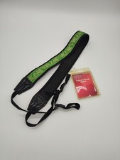 DLC Camera Shoulder Strap 1.5 inch Wide Green Tapestry - Made in India