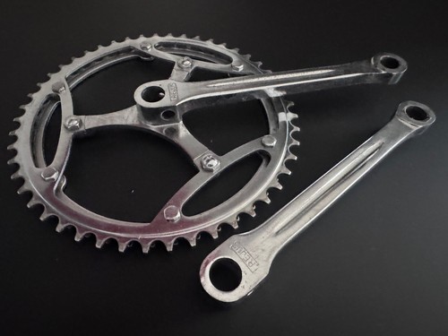 Guarnitura Frejus, 170 49/46 chiavelle bici Vintage bike crankset 50s - Imagen 3 de 12